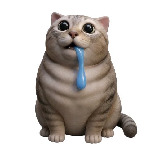 Drooling Cat